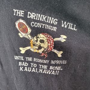 Bad to the Bone Brand Kauai Hawaii Tshirt sz Xl